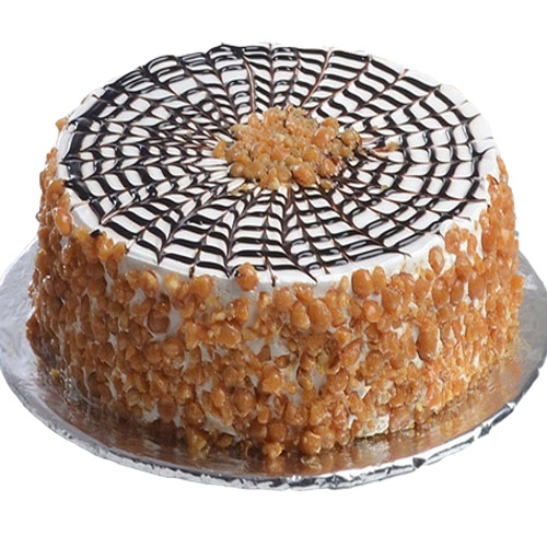 CakenGifts.in » Eggless Cake » Butterscotch Cake In Round.jpg