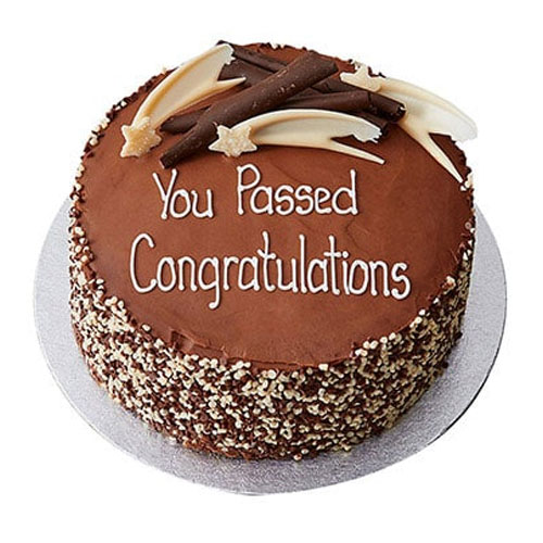 Congratulations Chocolate Cake